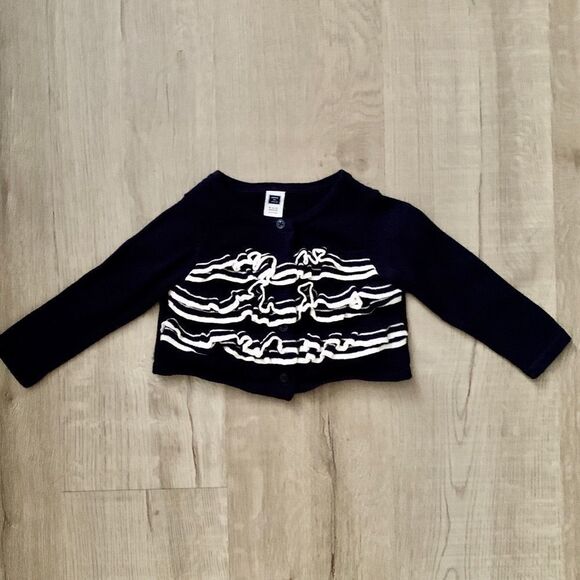 JANIE AND JACK | Navy | Baby Girl Cardigans - Picture 4 of 6